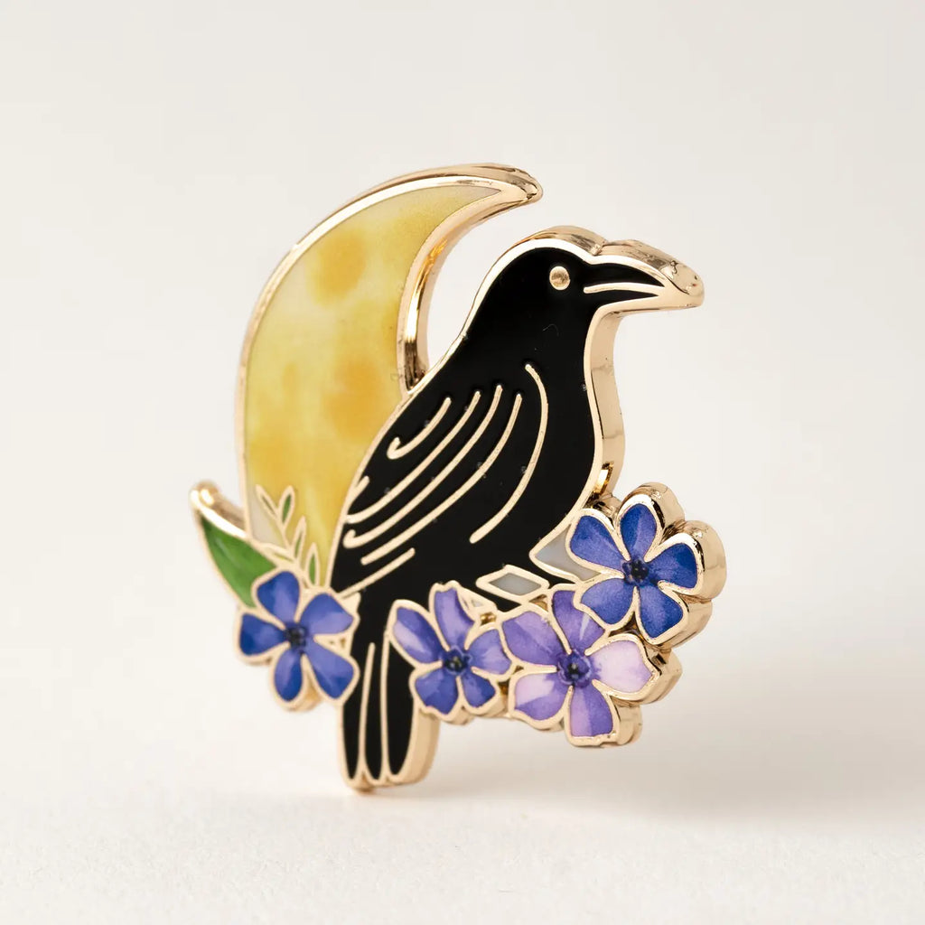 Raven Pin – Woodlands Clothing