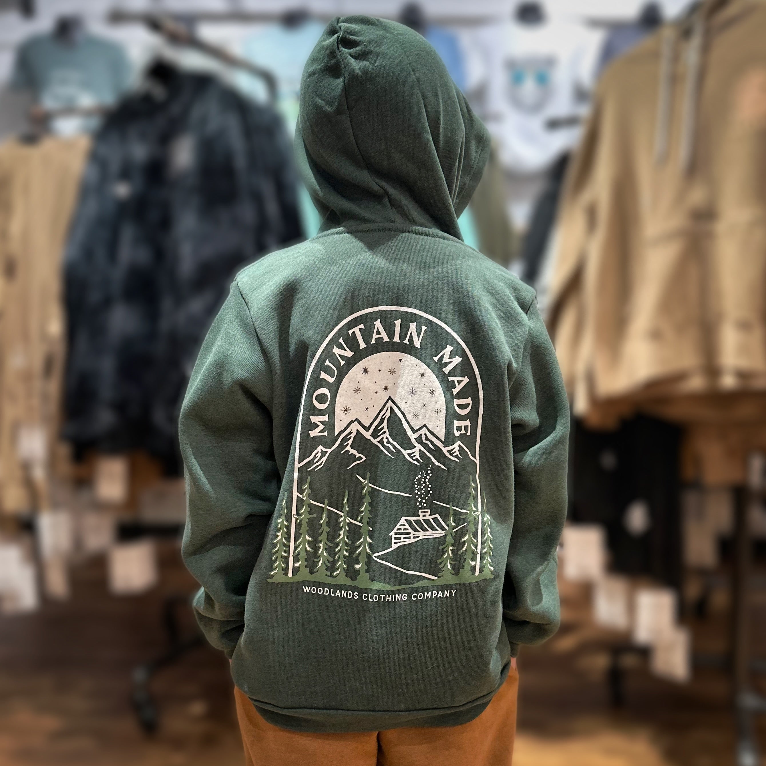 Mountain Made Youth Hoodie - Main Image