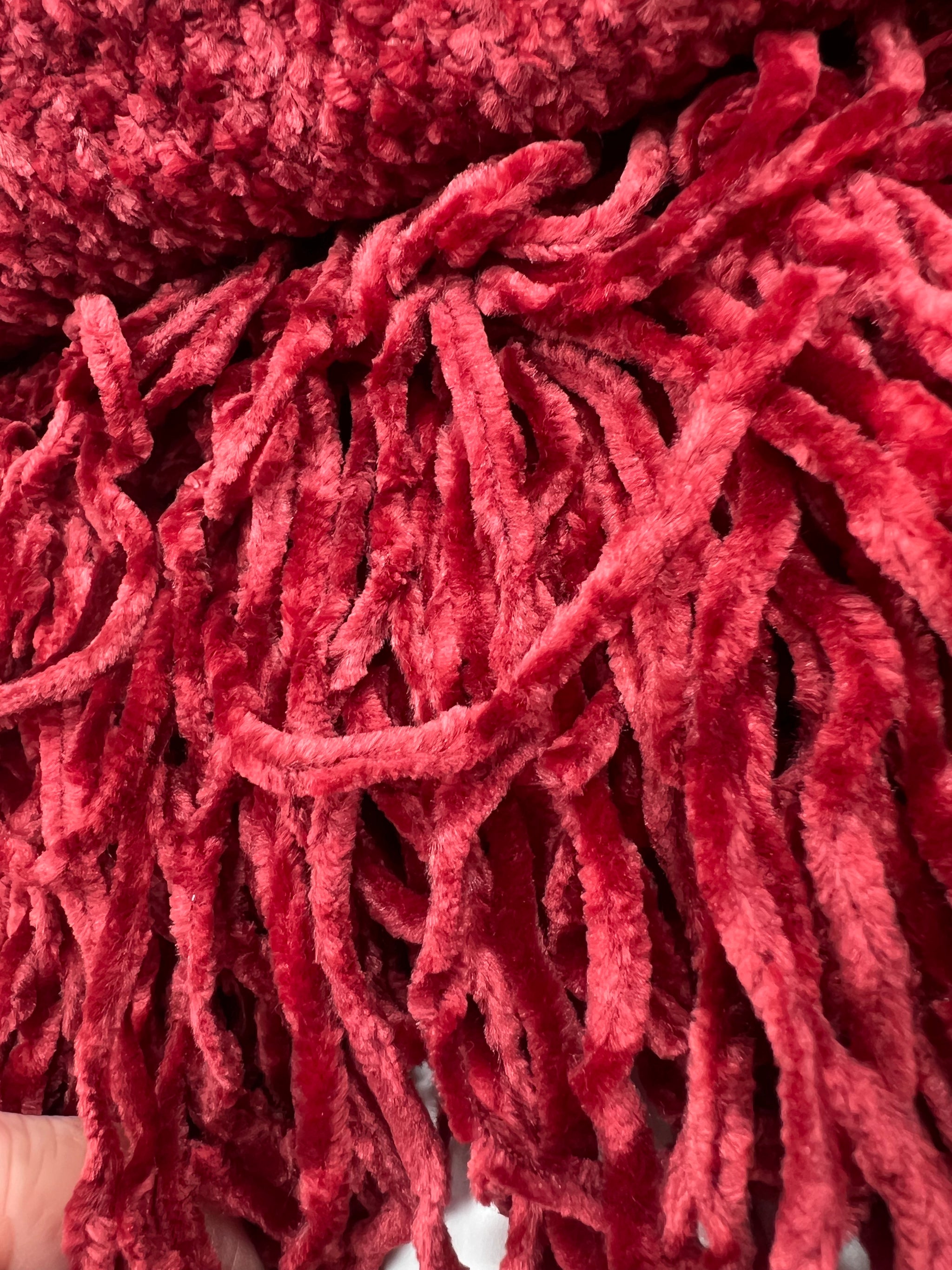 Chenille Fringe Throw Blankets |FRYE| – Woodlands Clothing