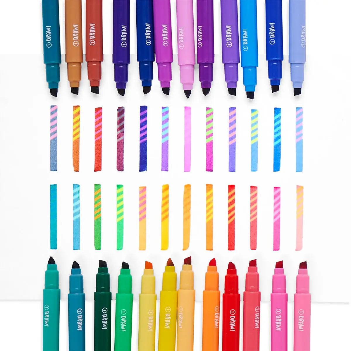 TwinTone Marker Set, 12-Pack Rainbow